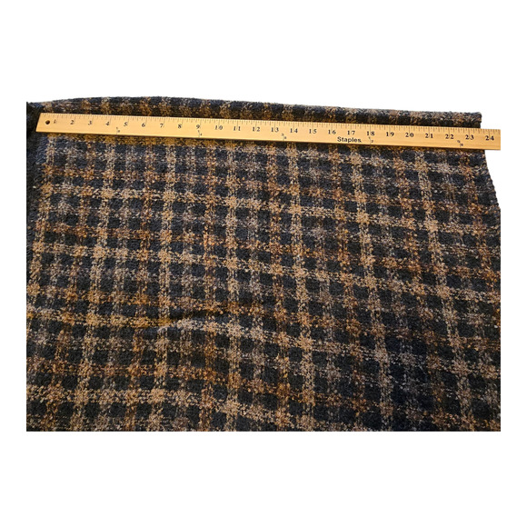 Vintage Boyne Valley Weavers Ruana/Poncho Reversible OS Wool Multi Ireland NWT - Picture 7 of 8